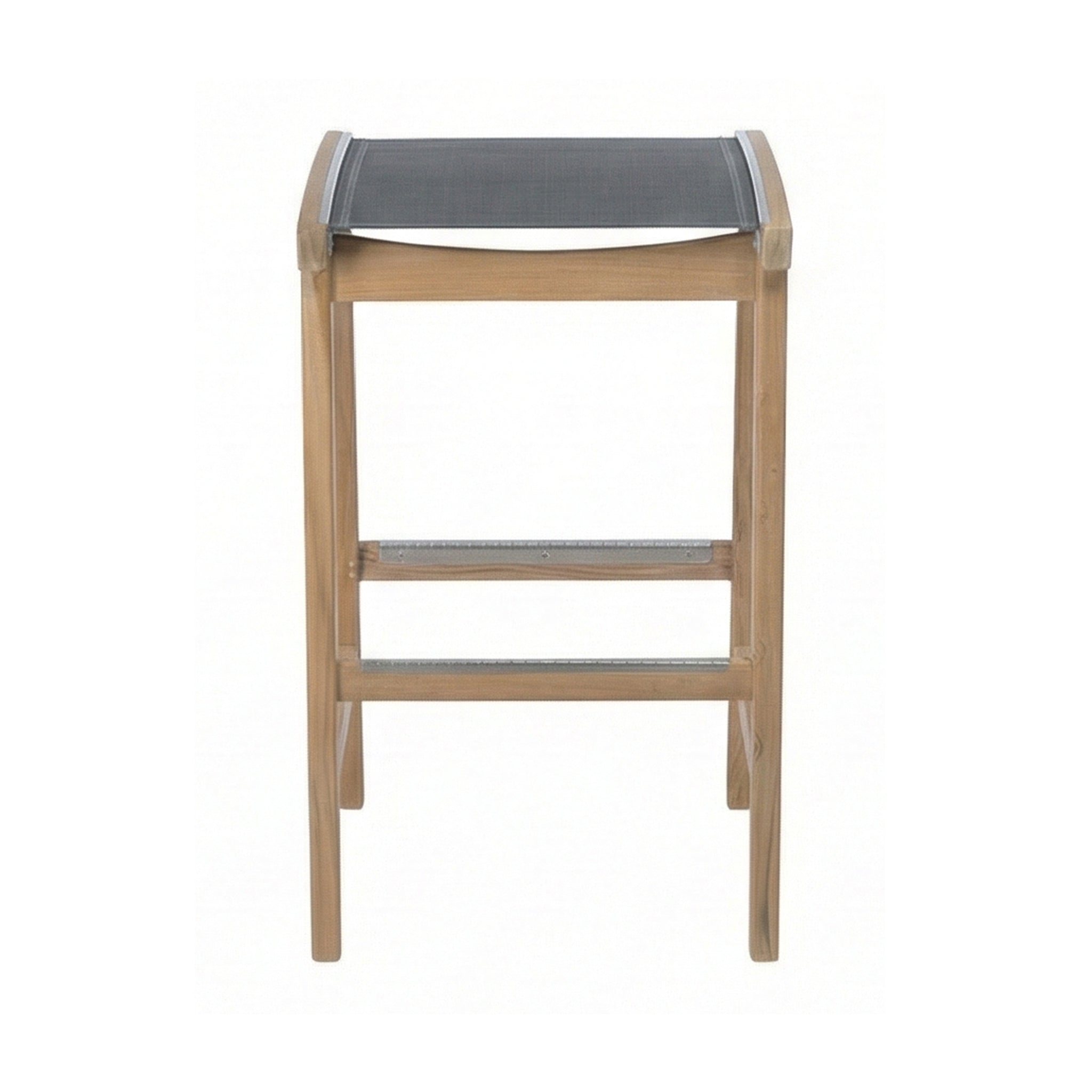 Backless Teak Outdoor Bar Stool