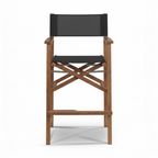 Folding Teak Outdoor Bar Stool