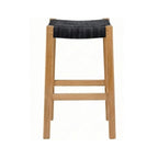 Backless Teak Outdoor Bar Stool