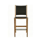 Armless Teak Outdoor Bar Stool
