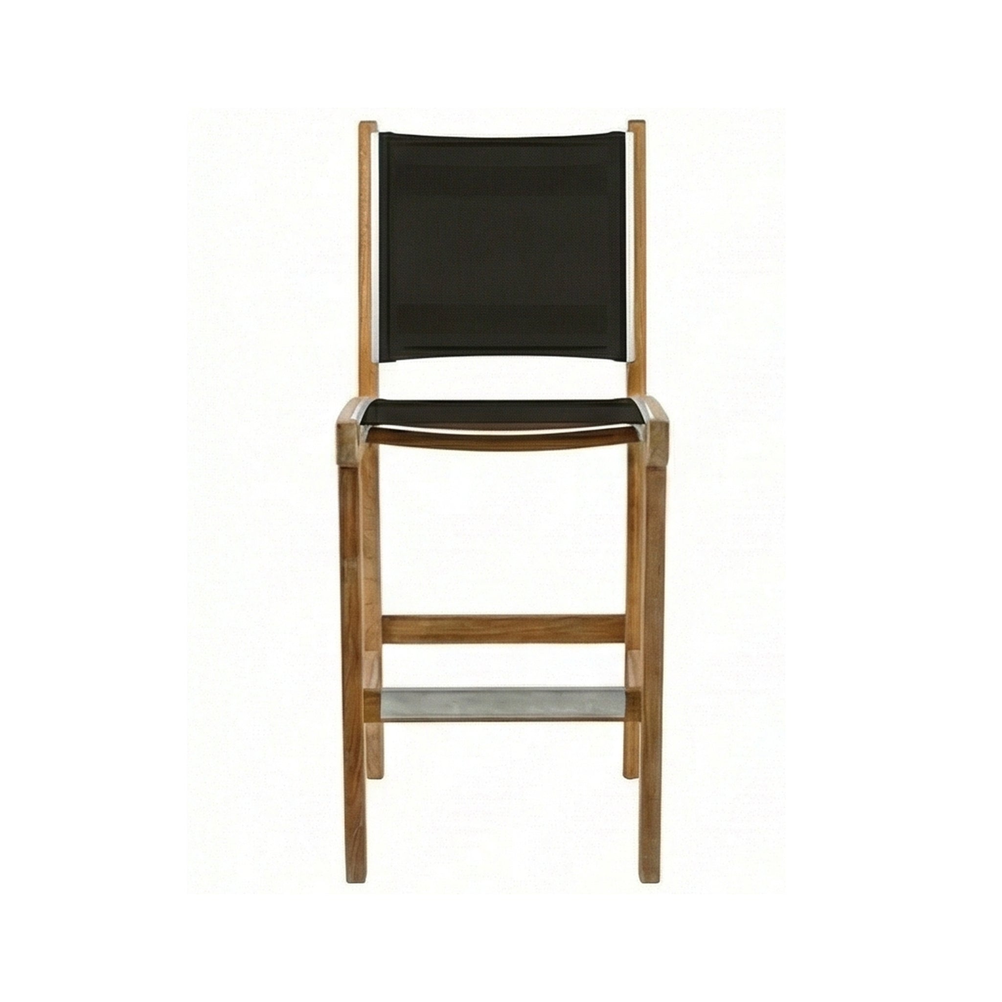 Armless Teak Outdoor Bar Stool