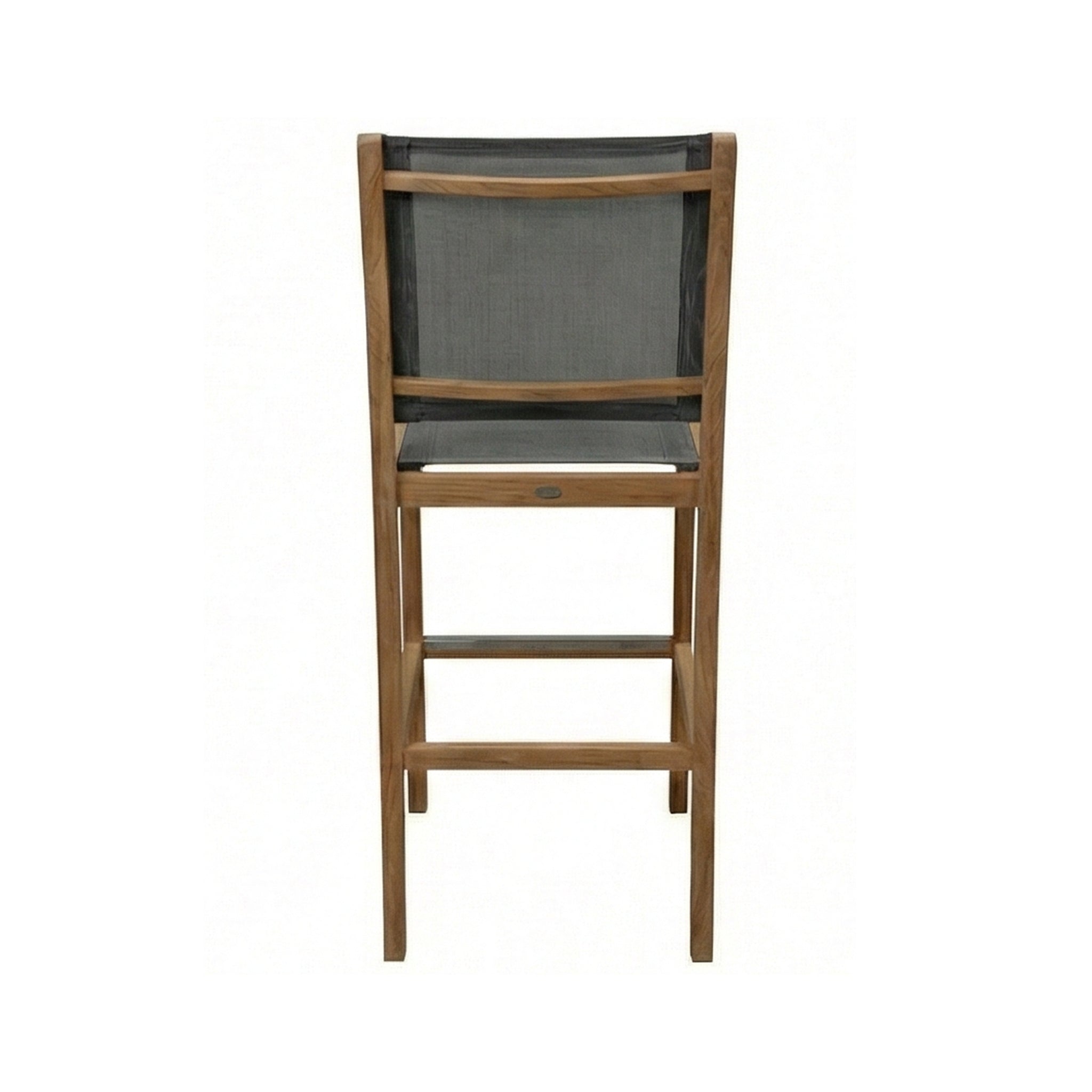 Armless Teak Outdoor Bar Stool
