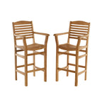 Teak Outdoor Bar Stool