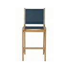 Armless Teak Outdoor Bar Stool