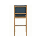 Armless Teak Outdoor Bar Stool