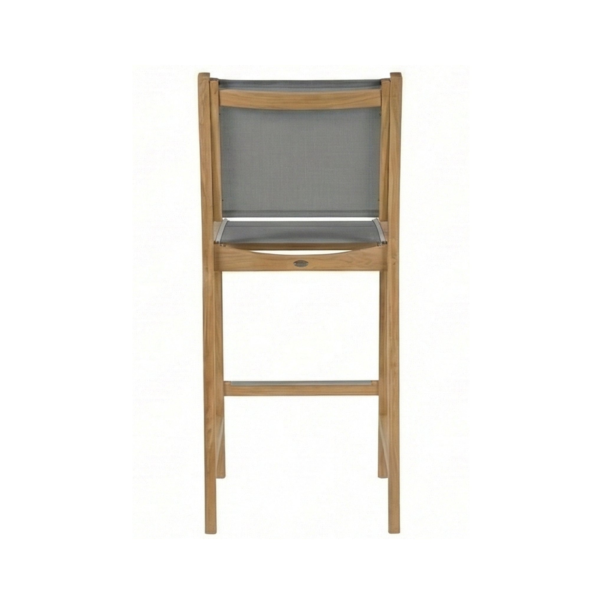 Armless Teak Outdoor Bar Stool