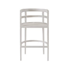 Upholstered Teak Outdoor Bar Stool