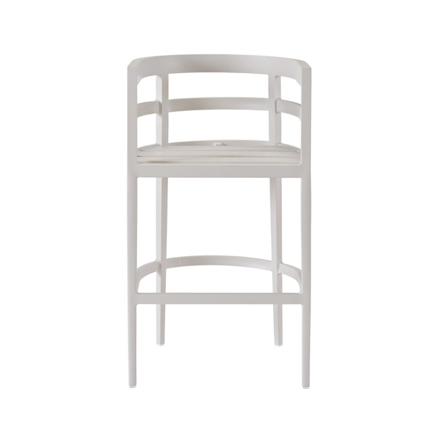 Upholstered Teak Outdoor Bar Stool
