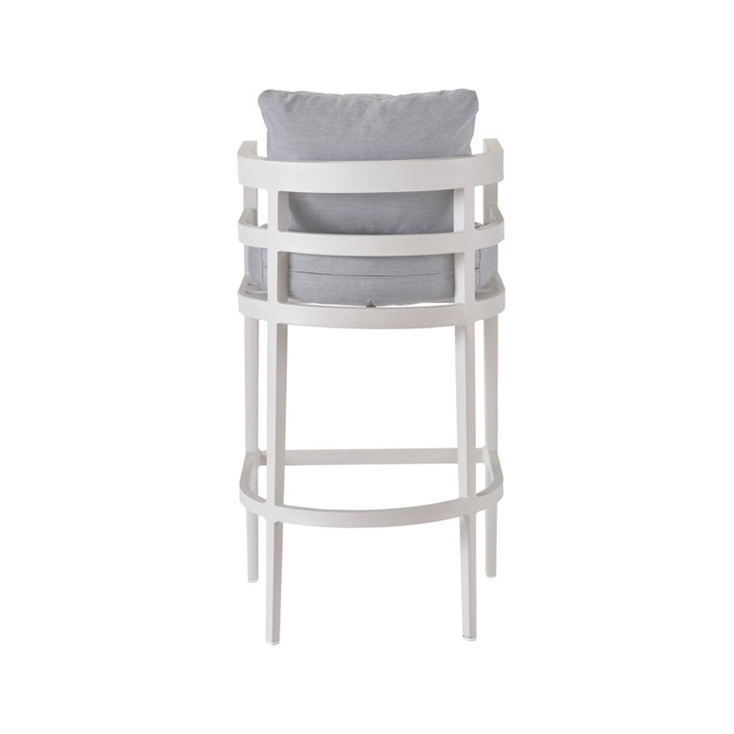 Upholstered Teak Outdoor Bar Stool