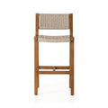 Armless Teak Outdoor Bar Stool