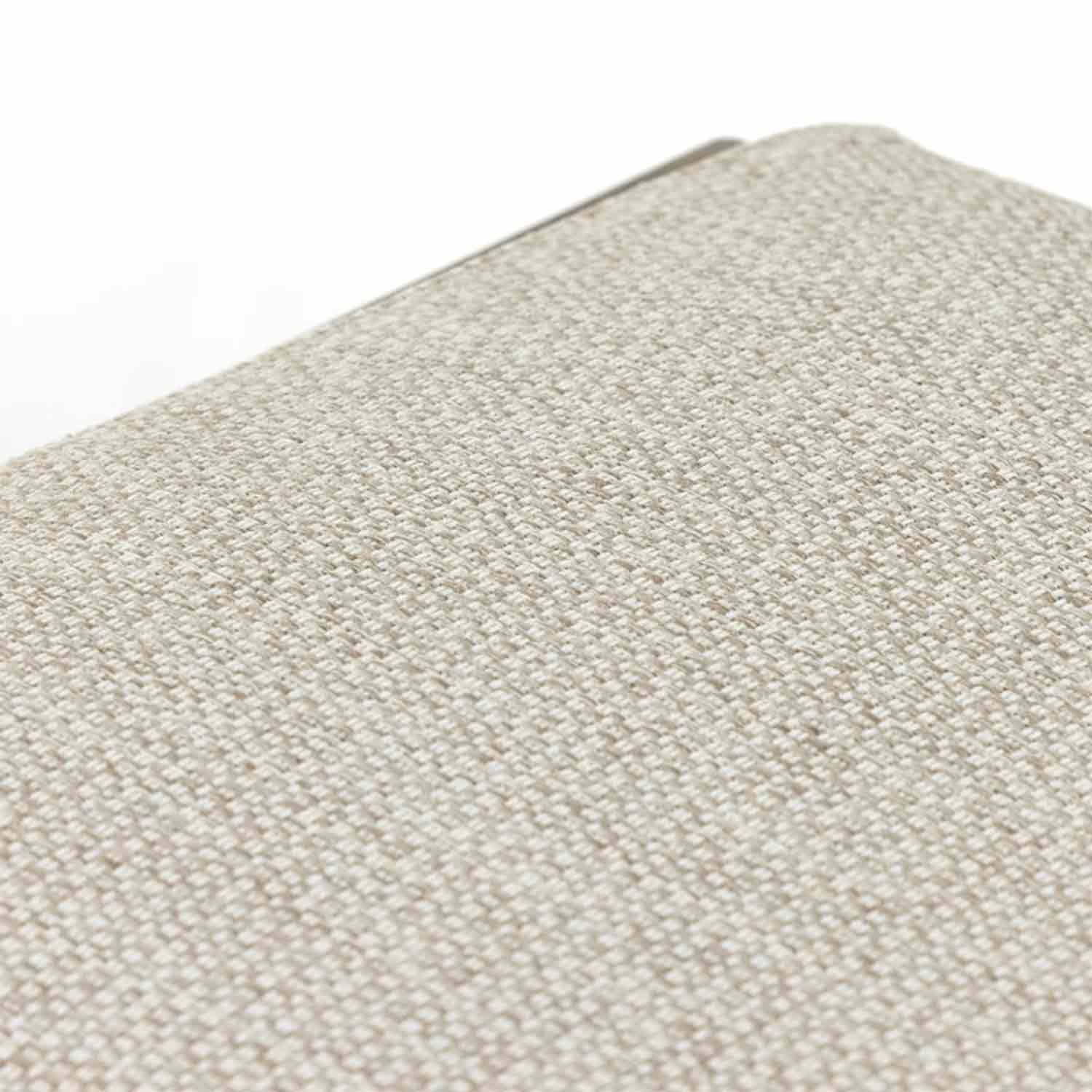 Upholstered Backless Teak Outdoor Bar Stool