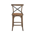Backless Teak Outdoor Bar Stool