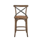 Backless Teak Outdoor Bar Stool