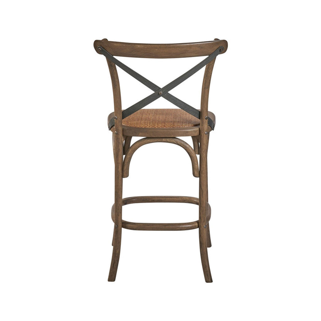 Backless Teak Outdoor Bar Stool