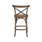 Backless Teak Outdoor Bar Stool