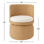 Seagrass Swivel Lounge Chair