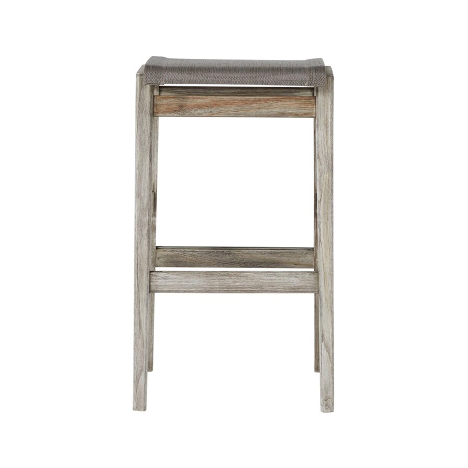 Backless Teak Outdoor Bar Stool