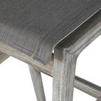 Backless Teak Outdoor Bar Stool