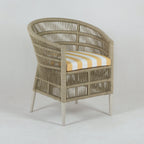 Light Patio Chair with Fabric