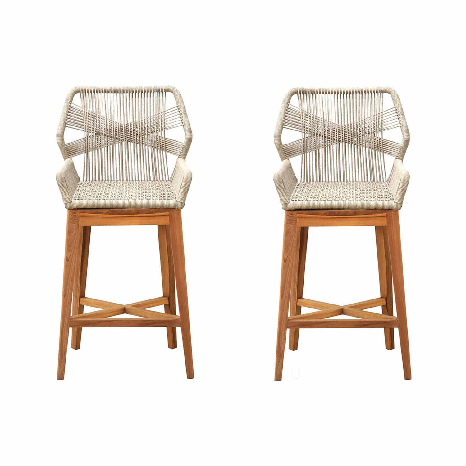 Teak Outdoor Bar Stool