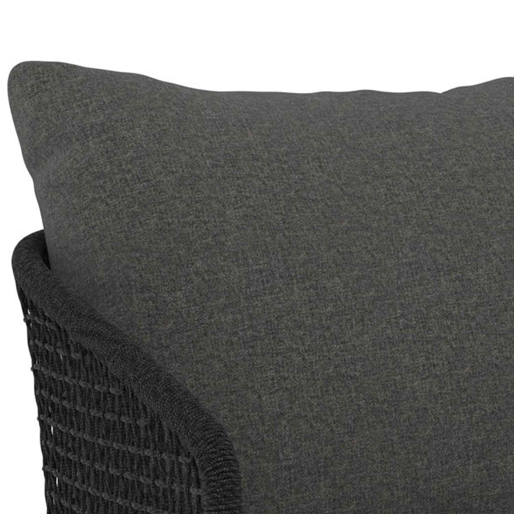 Upholstered Teak Outdoor Bar Stool