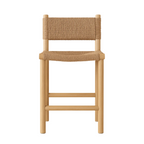 Armless Teak Outdoor Bar Stool