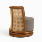Rattan Swivel Lounge Chair