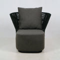 Outdoor Lounge Chair with UV protected outdoor weaving