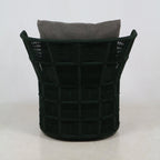 Outdoor Lounge Chair with UV protected outdoor weaving