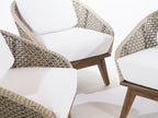 Outdoor Lounge Chair with UV protected outdoor weaving