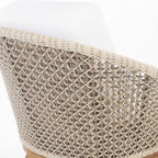 Outdoor Lounge Chair with UV protected outdoor weaving