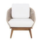 Outdoor Lounge Chair with UV protected outdoor weaving